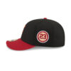 Chicago Cubs Team Card Graphic Fitted Cap in Black