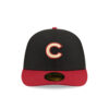 Chicago Cubs Team Card Graphic Fitted Cap in Black