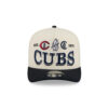 Chicago Cubs Triple Mark Snapback Cap in Chrome White