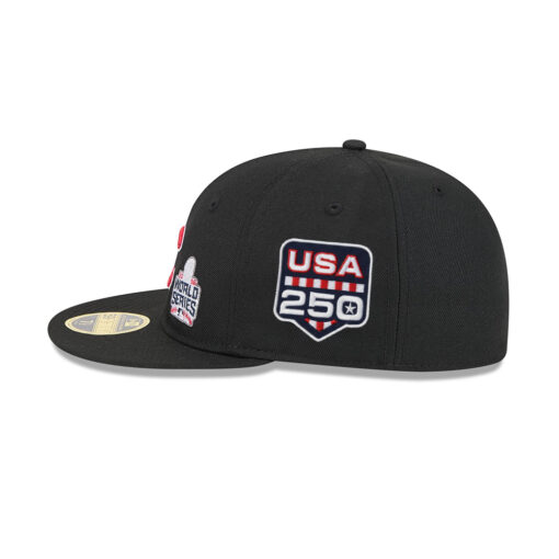 Chicago Cubs Trophy Wordmark Fitted Cap in Black Chicago Cubs Trophy Wordmark Fitted Cap in Black