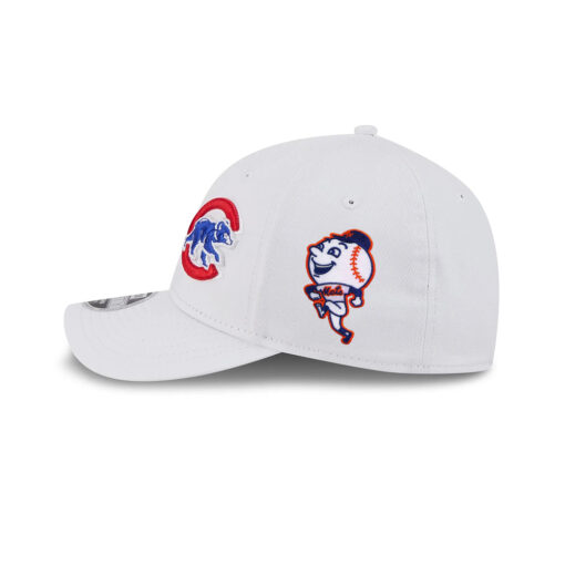 Chicago Cubs Trophy Wordmark M-Crown Snapback in White Chicago Cubs Trophy Wordmark M-Crown Snapback in White