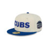 Chicago Cubs Two-Tone Fan Fitted Cap in White
