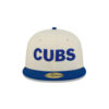 Chicago Cubs Two-Tone Fan Fitted Cap in White
