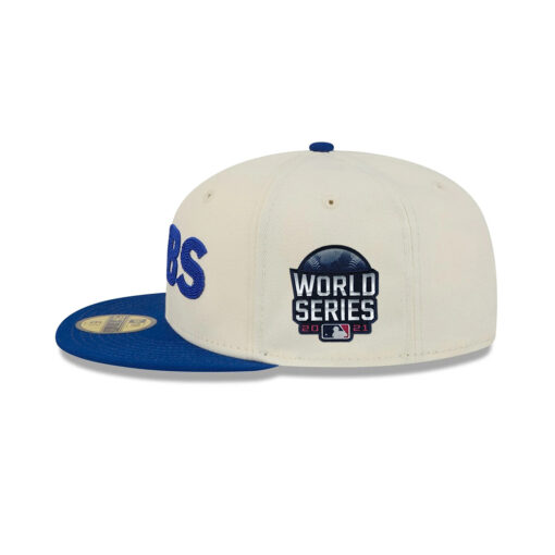 Chicago Cubs Two-Tone Fan Fitted Cap in White