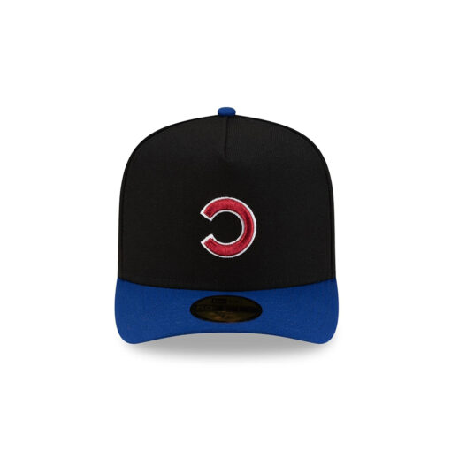 Chicago Cubs Upside Down Street Fitted Cap in Black