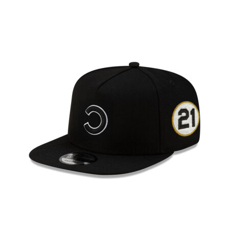 Chicago Cubs Upside Down Street Snapback Cap in Black