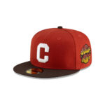 Chicago Cubs Visor Clip Fitted Cap in Red Black