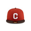 Chicago Cubs Visor Clip Fitted Cap in Red Black