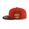 Chicago Cubs Visor Clip Fitted Cap in Red Black