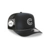 Chicago Cubs Washed Fan Trucker Cap in Black