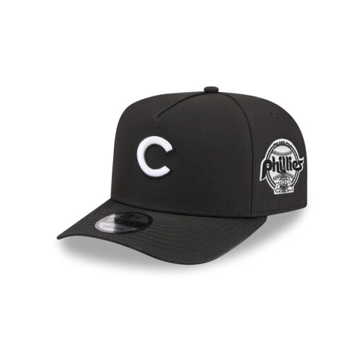 Chicago Cubs Weather-Ready Snapback Cap in Black