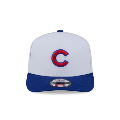 Chicago Cubs Weather-Ready Stretch-Snap Cap in White