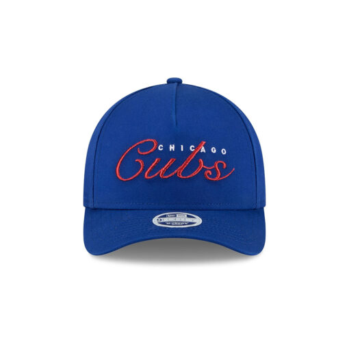 Chicago Cubs Women’s Metallic Fan Snapback Cap in Blue
