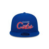Chicago Cubs Wordmark Fan Snapback Cap in Blue