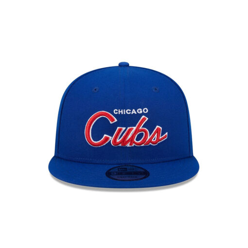 Chicago Cubs Wordmark Fan Snapback Cap in Blue