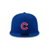 Chicago Cubs World Series Side Patch Fitted Cap in White