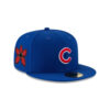 Chicago Cubs World Series Side Patch Fitted Cap in White
