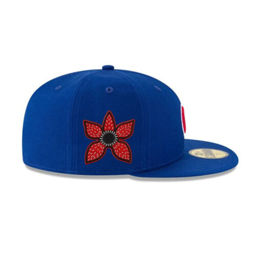 Chicago Cubs World Series Side Patch Fitted Cap in White
