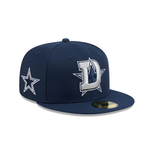 Dallas Cowboys Dark Logo Fitted Cap Dallas Cowboys Dark Logo Fitted Cap