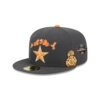 Dallas Cowboys Day of the Dead Fitted Cap in Graphite