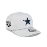 Dallas Cowboys Performance Rope Stretch-Snap Cap in Optic White