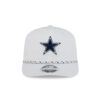 Dallas Cowboys Performance Rope Stretch-Snap Cap in Optic White 3 Dallas Cowboys Performance Rope Stretch-Snap Cap in Optic White