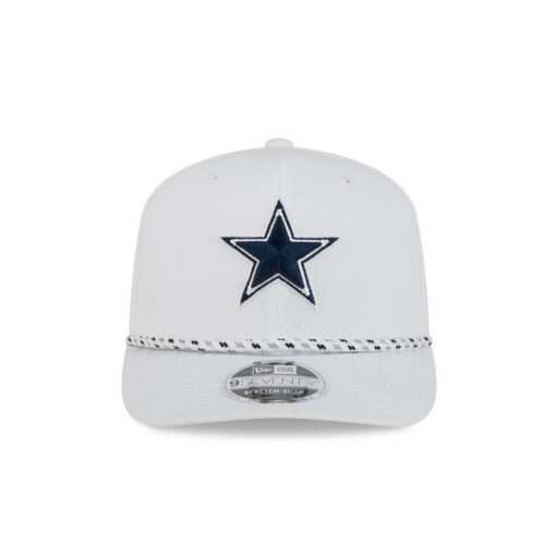 Dallas Cowboys Performance Rope Stretch-Snap Cap in Optic White Dallas Cowboys Performance Rope Stretch-Snap Cap in Optic White