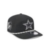 Dallas Cowboys Rope Snapback Cap in Black and White 2 Dallas Cowboys Rope Snapback Cap in Black and White
