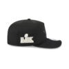 Detroit Lions Contrast Logo Side Patch Snapback Cap in Black