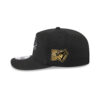 Detroit Lions Contrast Logo Side Patch Snapback Cap in Black