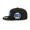 Detroit Lions Fitted Cap in Black and White