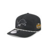 Detroit Lions Rope Snapback Cap in Black and White