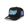 Detroit Lions Script Logo Snapback Cap in Black