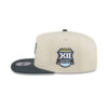 Detroit Lions Shamrock Wordmark Side Patch Snapback Cap in Cream and Green