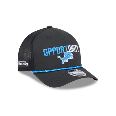 Detroit Lions Split Panel Snapback Cap