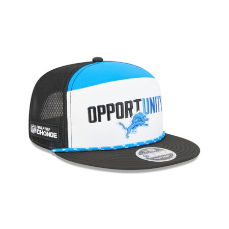 Detroit Lions Split Panel Trucker Cap