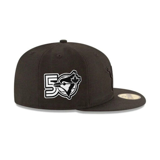 Detroit Lions Tonal Fitted Cap in Black