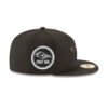 Detroit Lions Tonal Lion Anchor Side Patch Snapback Cap in Black