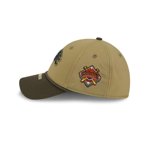 Detroit Lions Tonal Lion Rope Fitted Cap in Khaki and Olive