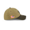Detroit Lions Tonal Lion Rope Fitted Cap in Khaki and Olive