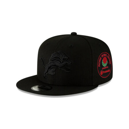 Detroit Lions Tonal Snapback Cap in Black