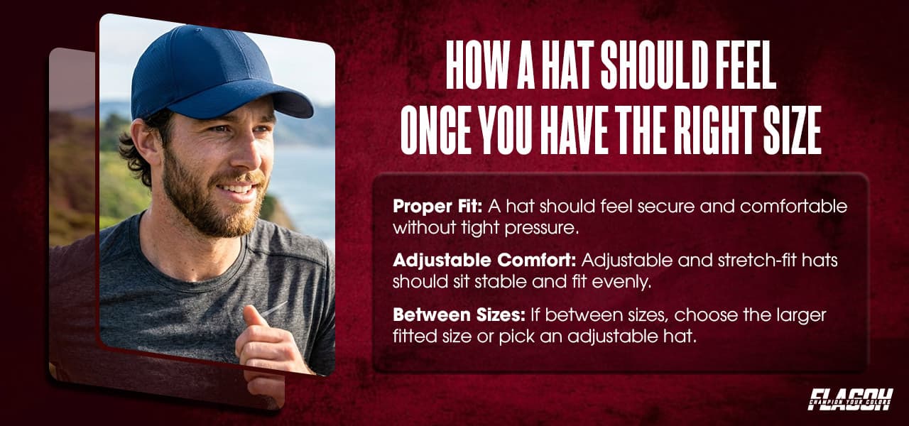 How a Hat Should Feel Once You Have the Right Size