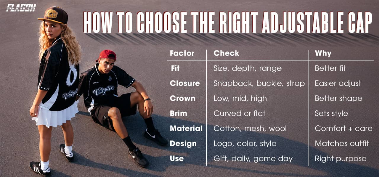 How to Choose the Right Adjustable Cap
