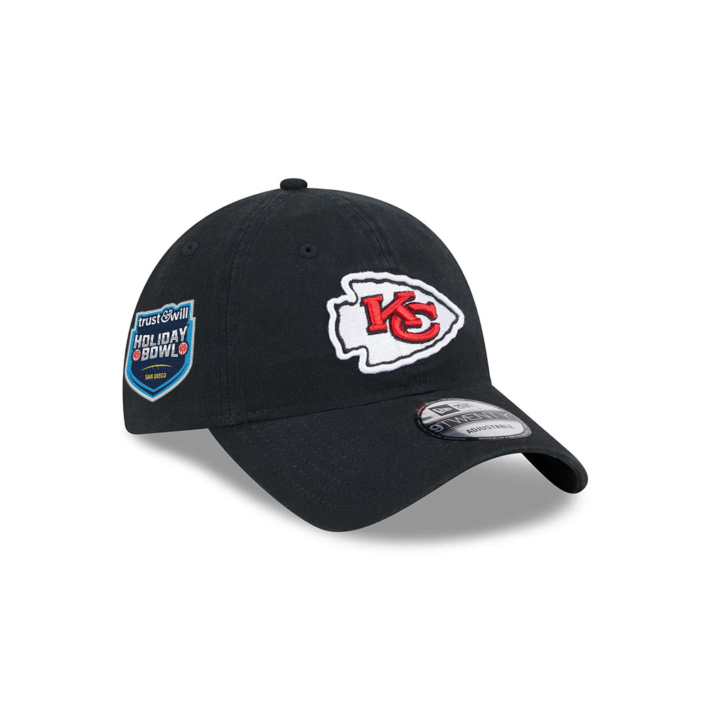 Kansas City Chiefs Adjustable Cap in Black Kansas City Chiefs Adjustable Cap in Black