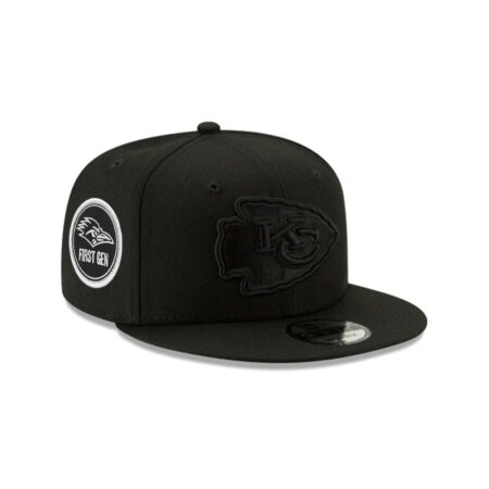 Kansas City Chiefs Basic Snapback Cap in Black