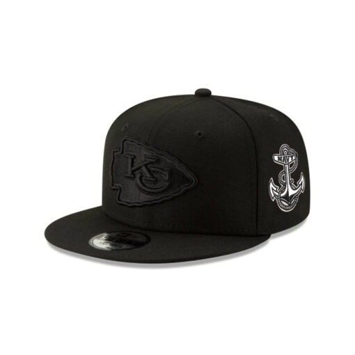 Kansas City Chiefs Basic Snapback Cap in Black