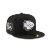 Kansas City Chiefs Black and White Fitted Cap in Black and White