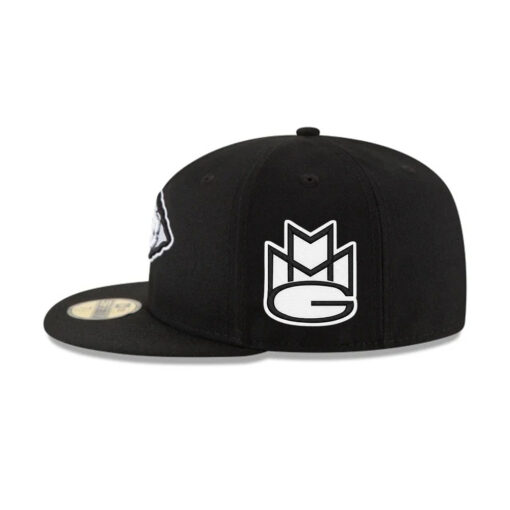 Kansas City Chiefs Fitted Cap in Black and White