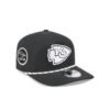 Kansas City Chiefs Black and White Rope Snapback Cap in Black and White