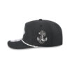 Kansas City Chiefs Black and White Rope Snapback Cap in Black and White